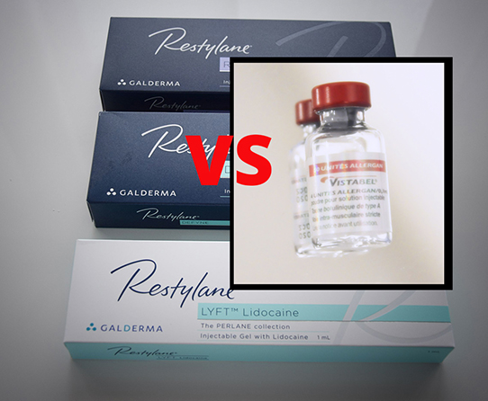 Quelle est la différence entre Botox et acide hyaluronique?