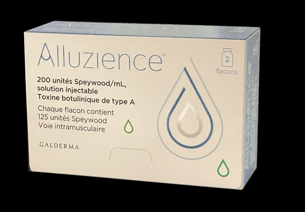 Conditionné en boite de deux flacons #alluzience #botox alluzience annecy botox